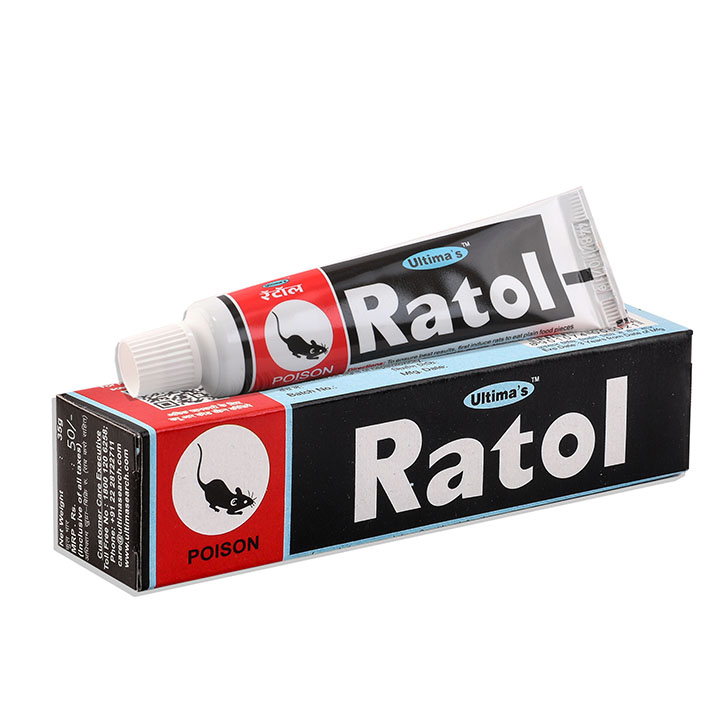 Krazy Ratmaar 50g (Pack Of 4) - Rat Poison Cake Bait in India
